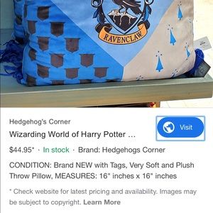 Harry Potter Ravenclaw Throw Pillow